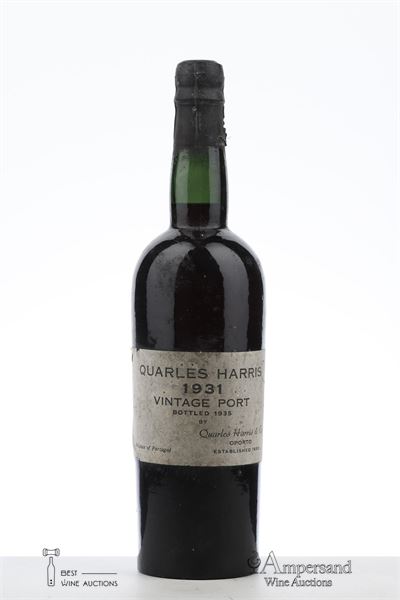 QUARLES HARRIS VINTAGE PORT 1931 - Quarles Harris - Bottled in 1935 - 1 Bottle