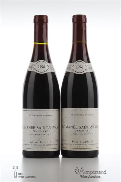 ROMANEE ST VIVANT 1996 - Sylvain Cathiard - 2 Bottles