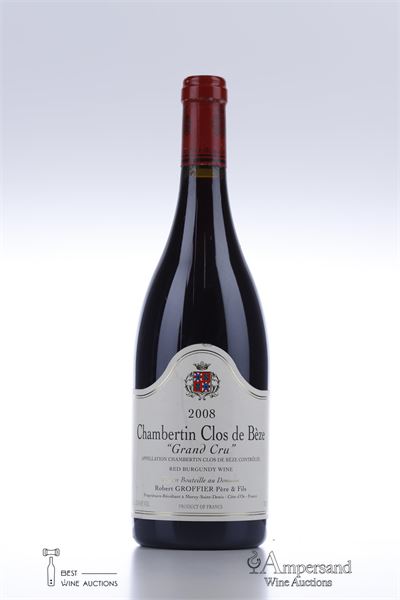 CHAMBERTIN CLOS DE BEZE 2008 - Robert Groffier - 1 Bottle