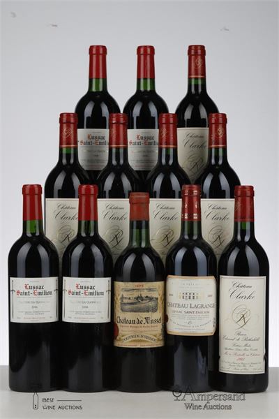 LOT BORDEAUX MIXED - Mc - 12 Bottles