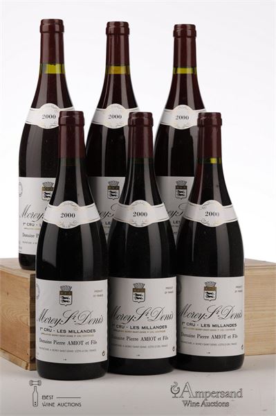 MOREY ST DENIS LES MILLANDES 2000 - Pierre Amiot - 6 Bottles