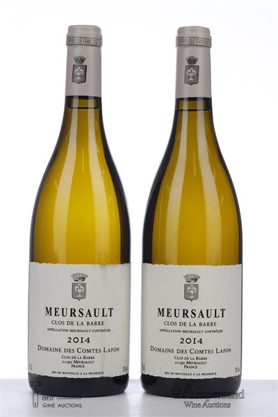 MEURSAULT CLOS DE LA BARRE 2014 - Comtes Lafon - 2 Bottles