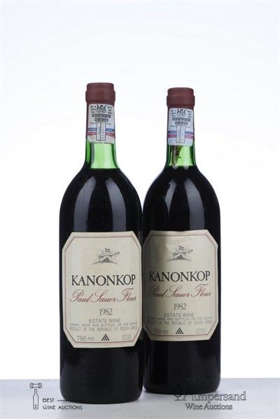 KANONKOP PAUL SAUER FLEUR 1982 - Kanonkop - 2 Bottles
