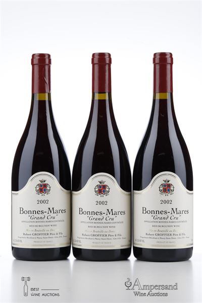 BONNES MARES 2002 - Robert Groffier - 3 Bottles
