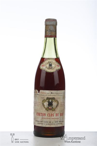 CORTON CLOS DU ROI 1949 - Caves De La Reine Pedauque - 1 Bottle