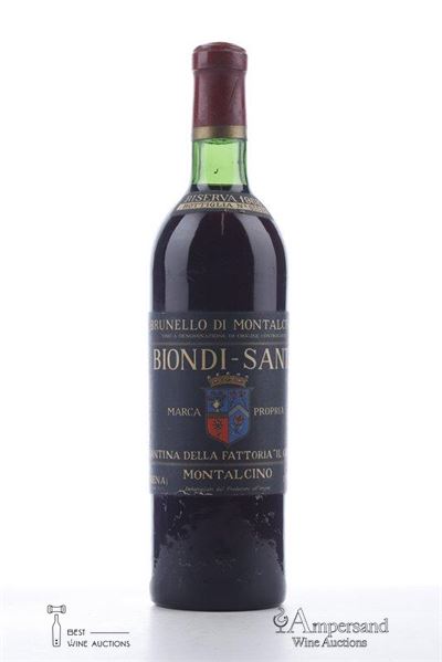 BRUNELLO DI MONTALCINO RISERVA 1968 - Biondi Santi - 1 Bottle