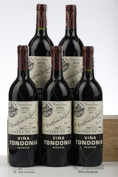TONDONIA 2007 - Lopez de Heredia - 5 Bottles