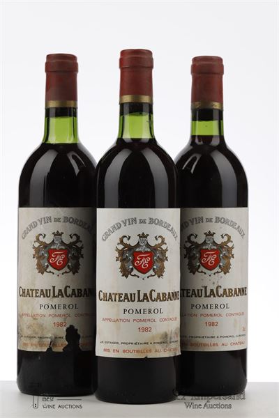 LA CABANNE 1982 - Mc - 3 Bottles