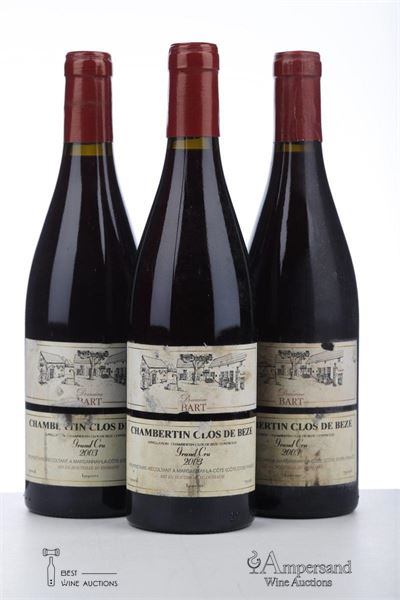 CHAMBERTIN CLOS DE BEZE 2003 - Bart - 3 Bottles