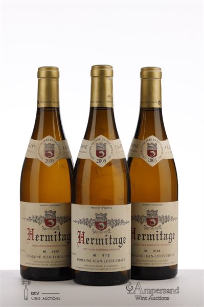 HERMITAGE BLANC 2005 - Jean Louis Chave - 3 Bottles