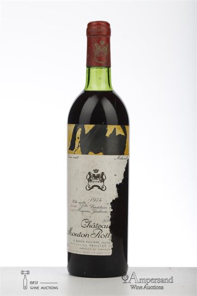 MOUTON ROTHSCHILD 1974 - Mc - 1 Bottle