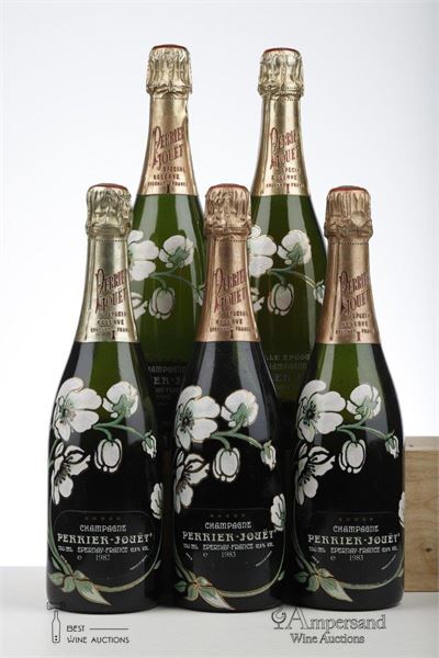 PERRIER JOUET BELLE EPOQUE 1983 - Perrier Jouet - 5 Bottles