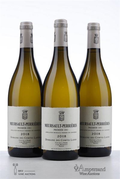 MEURSAULT PERRIERES 2018 - Comtes Lafon - 3 Bottles