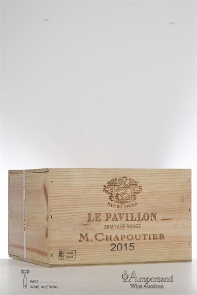ERMITAGE ROUGE LE PAVILLON 2015 - Chapoutier - 6 Bottles - Owc 6