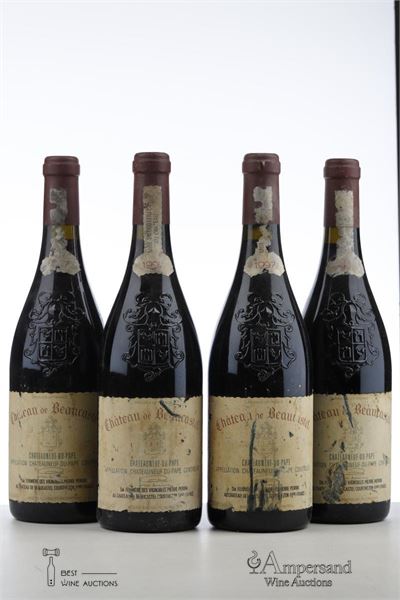 CHATEAUNEUF DU PAPE BEAUCASTEL 1997 - Beaucastel - 4 Bottles