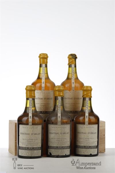 VIN JAUNE CHATEAU D'ARLAY 1985 - Domaines d'Arlay - 5 x 0,620Ltr