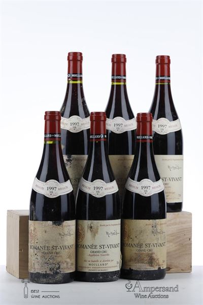 ROMANEE ST VIVANT 1997 - Moillard - 6 Bottles