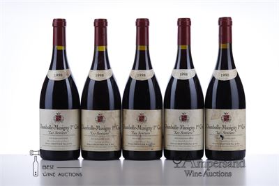 CHAMBOLLE MUSIGNY LES SENTIERS 1998 - Robert Groffier - 5 Bottles