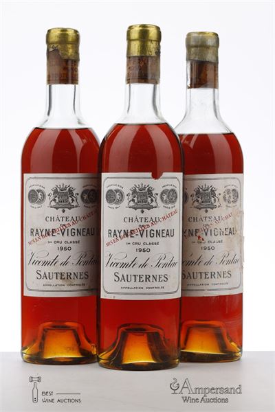 RAYNE VIGNEAU 1950 - Mc - 3 Bottles