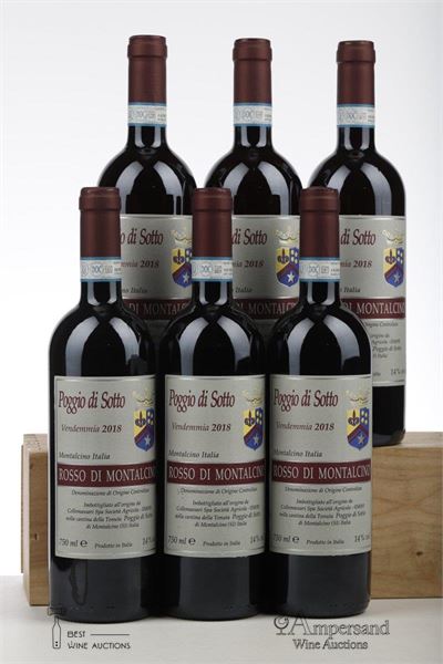 ROSSO DI MONTALCINO 2018 - Poggio di Sotto - 6 Bottles