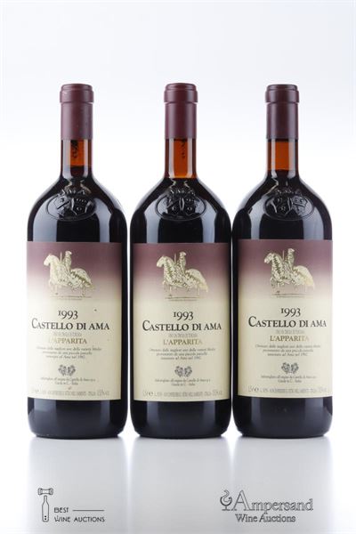 L'APPARITA 1993 - Castello Di Ama - 3 Magnums - Owc 3