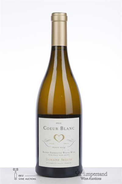 COEUR BLANC CHARDONNAY 2014 - Domaine Serene - 1 Bottle