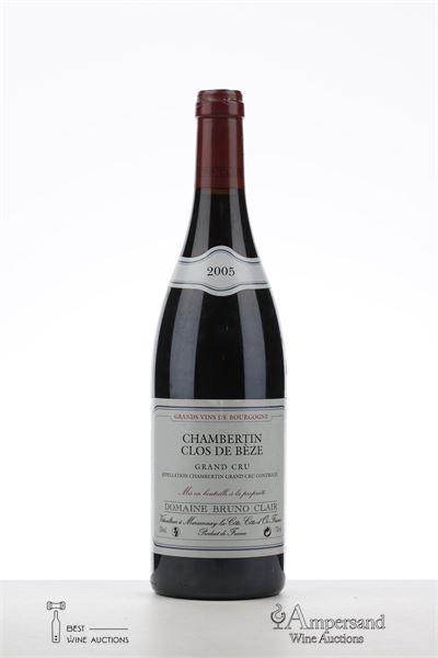 CHAMBERTIN CLOS DE BEZE 2005 - Bruno Clair - 1 Bottle