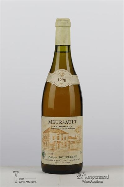 MEURSAULT LES NARVAUX 1990 - P. Bouzereau - 1 Bottle