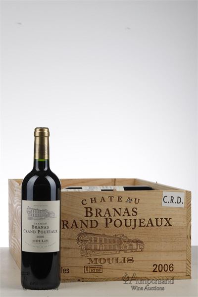 BRANAS GRAND POUJEAUX 2006 - Mc - 11 Bottles - Owc 12 - Missing Lid
