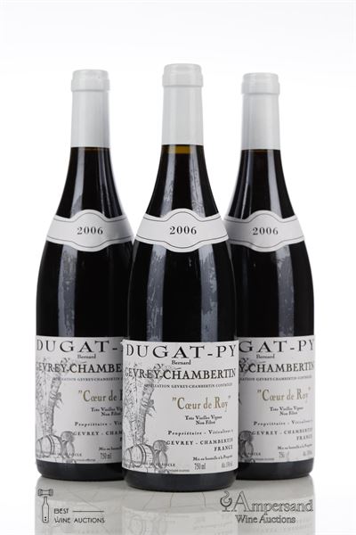 GEVREY CHAMBERTIN COEUR DE ROY TRES VIEILLES VIGNES 2006 - Dugat Py - 3 Bottles