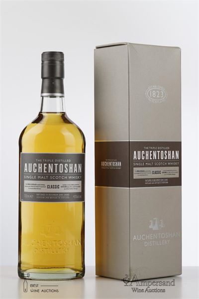 AUCHENTOSHAN CLASSIC - Triple distilled - Bourbon Oak Cask - Alc. 40% 1 bottle