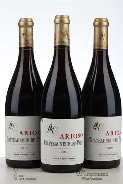 CHATEAUNEUF DU PAPE ARIOSO 2019 - Rotem et Mounir Saouma - 3 Bottles