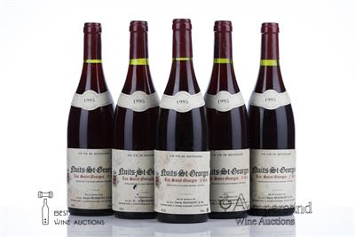 NUITS ST GEORGES LES ST GEORGES 1995 - Denis Mugneret - 5 Bottles