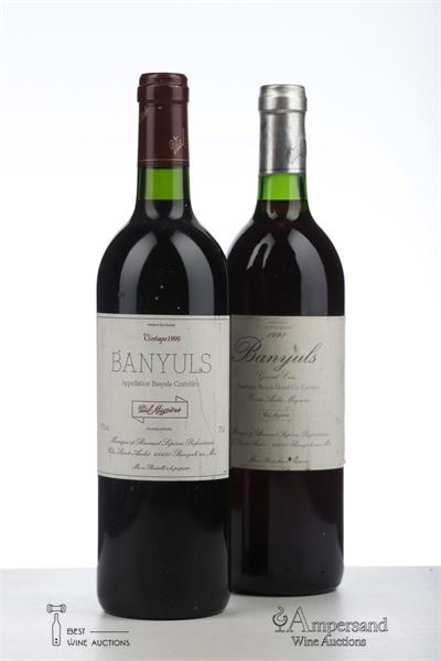 BANYULS CUVEE ANDRE MAGNERES 1*1991 + BANYULS 1*1999  - Vial Magneres - Monique et Bernard Saperas - 2 Bottles