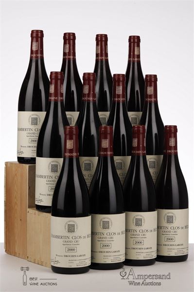 CHAMBERTIN CLOS DE BEZE 2000 - Drouhin Laroze - 12 Bottles