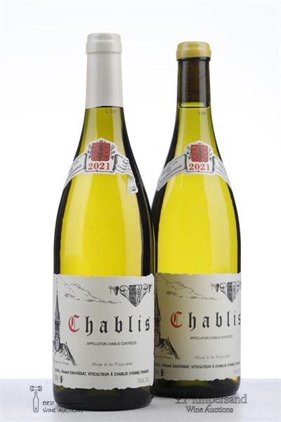 CHABLIS 2021 - Vincent Dauvissat - 2 Bottles