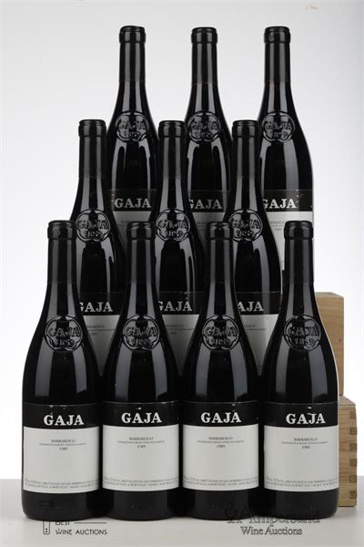 BARBARESCO 1989 - Gaja - 10 Bottles
