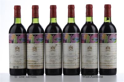 MOUTON ROTHSCHILD 1975 - 12 Bottles in Owc 12