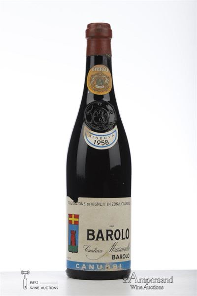 BAROLO RISERVA CANNUBI 1958 - Bartolo Mascarello - 1 Bottle