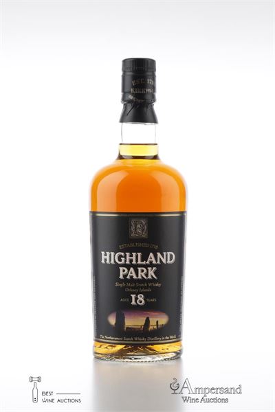HIGHLAND PARK 18 Y - Old bottling Black Label - 1 Bottle