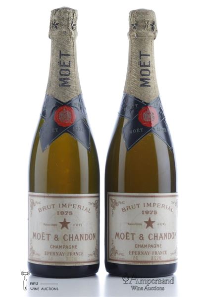 MOET ET CHANDON BRUT IMPERIALE 1975 - Moet et Chandon - 2 Bottles
