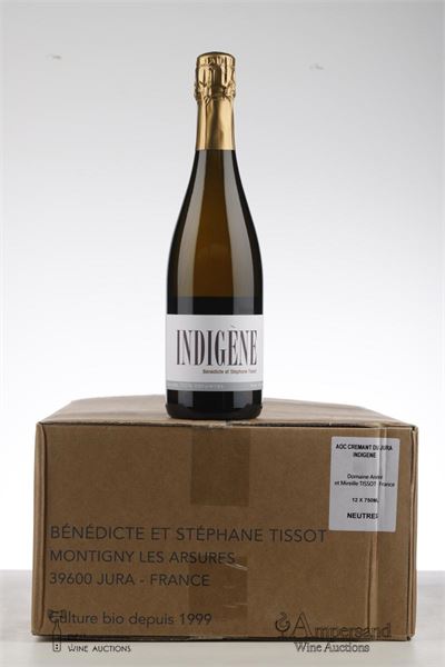 CREMANT DU JURA INDIGENE DEGORGEMENT 11/2023 NV - Benedicte et Stephane Tissot - 12 Bottles - Oc 12