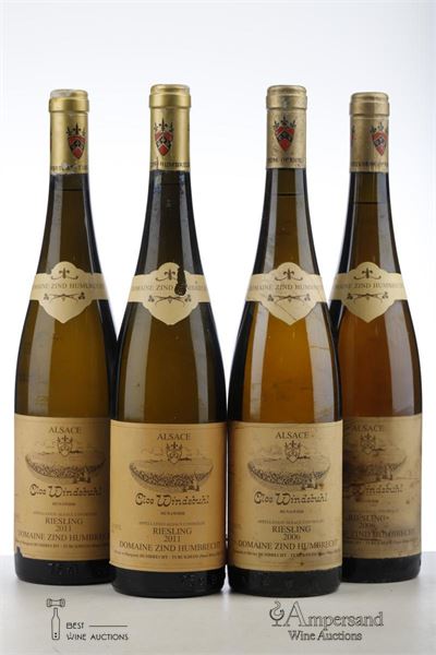 RIESLING CLOS WINDSBUHL 2*2006 + 2*2011   - Zind Humbrecht - 4 Bottles