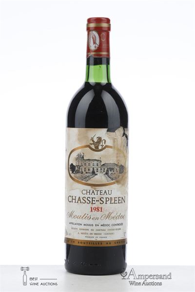 CHASSE SPLEEN 1981 - Mc - 1 Bottle
