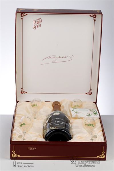 PERRIER JOUET BELLE EPOQUE 1988 - Perrier Jouet - 1 Magnum - Giftbox 4 flutes