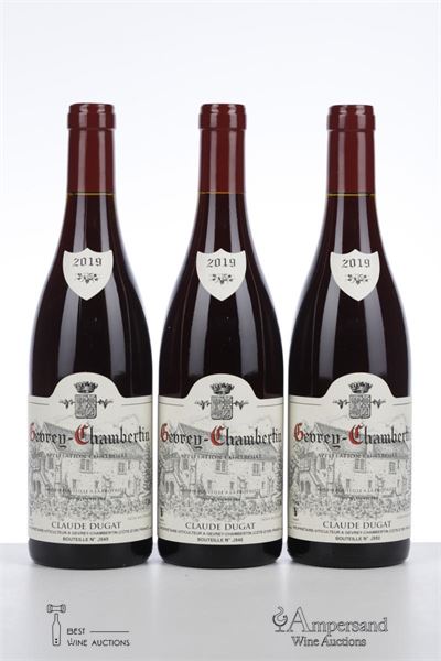 GEVREY CHAMBERTIN 2019 - Claude Dugat - 3 Bottles