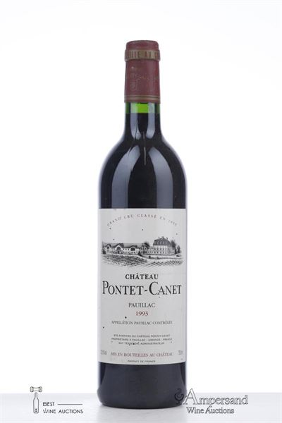 PONTET CANET 1993 - Mc - 1 Bottle