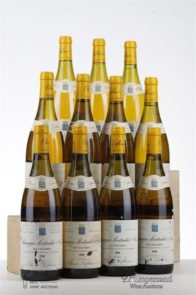 CHASSAGNE MONTRACHET BLANC LES CHAUMEES 1994 - Olivier Leflaive - 11 Bottles