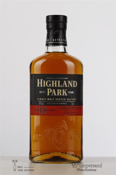 HIGHLAND PARK 18 Y  - Alc 43% 1 Bottle