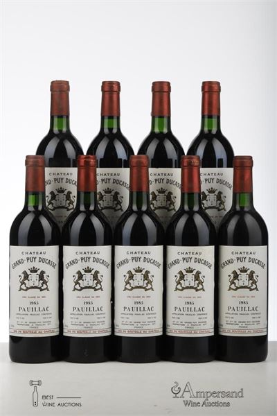 GRAND PUY DUCASSE 1985 - Mc - 9 Bottles